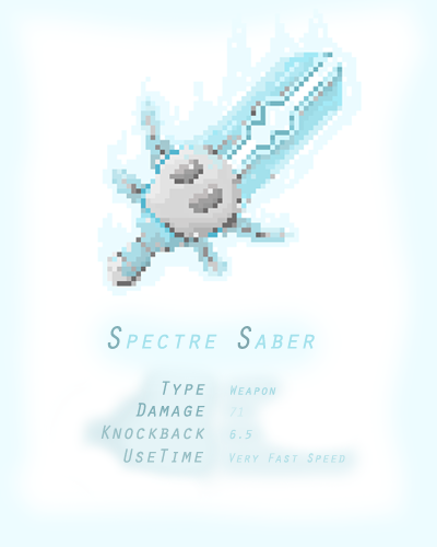 Terraria Concept - Spectre Saber