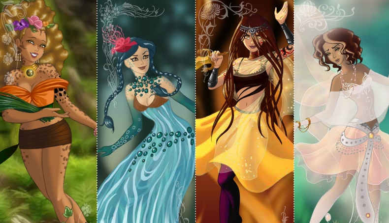 Four Elements - All Water by AzaleasDolls on DeviantArt