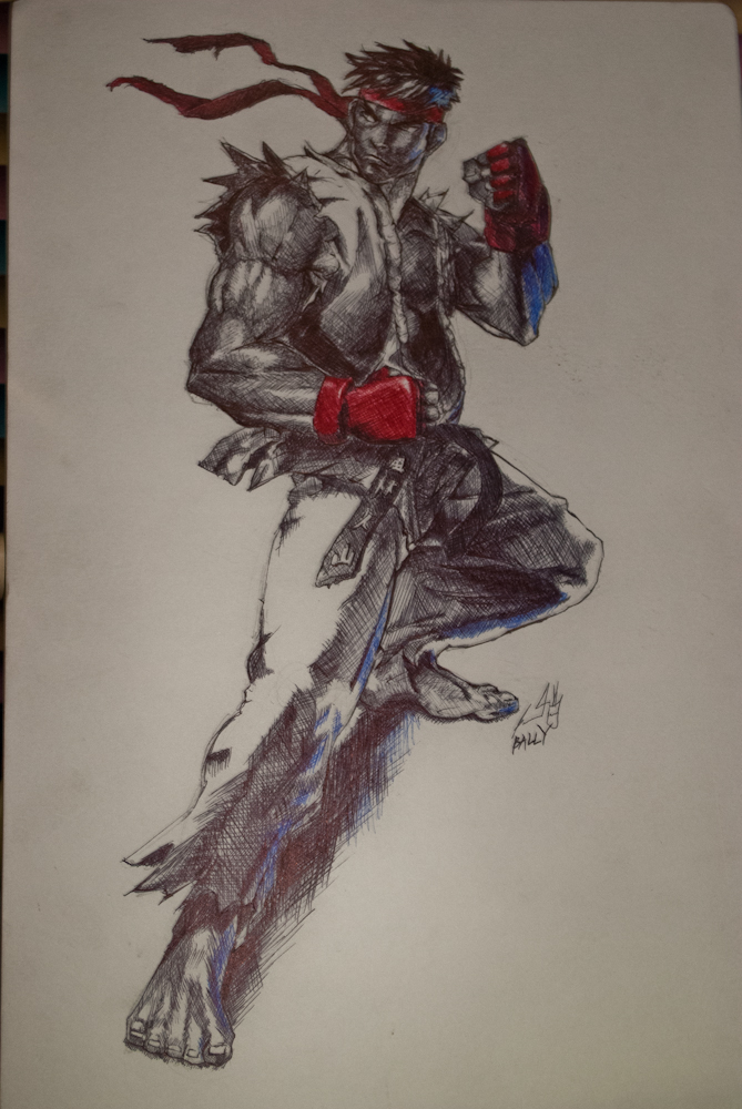 Street Fighter Ryu Drawing Fundamentals 2 Plate by Chillbally on DeviantArt