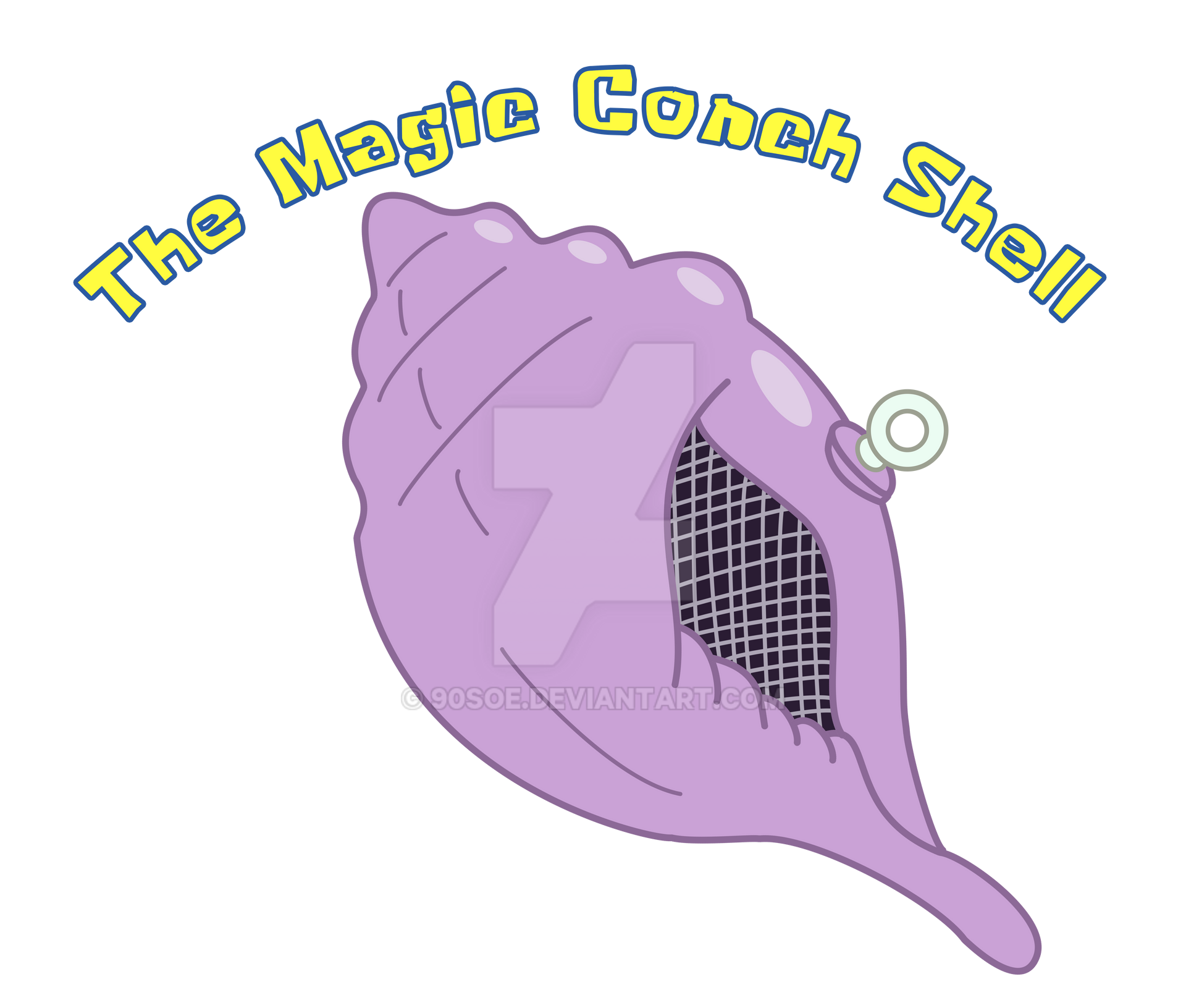 Spongebob's Magic Conch Shell by 90sOE on DeviantArt