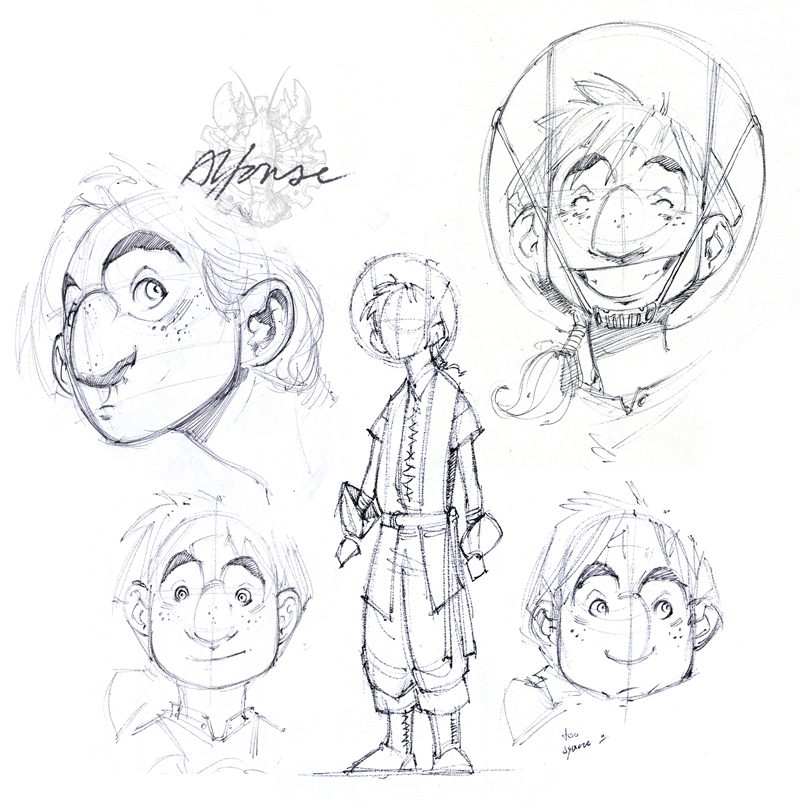 Alfonse Redesign - Sketches