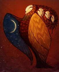Commission - Owl Tree