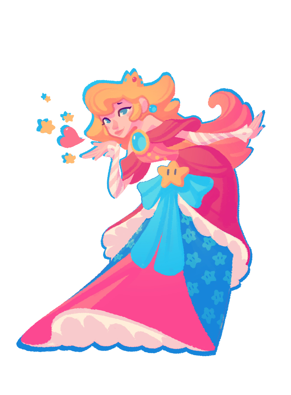 Commission - Princess Peach Tattoo!