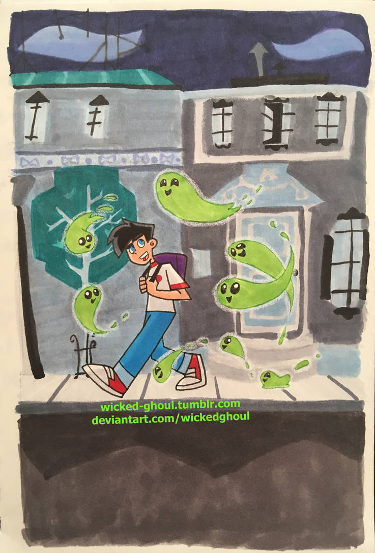 Danny and the Ghost Blobs by WickedGhoul on DeviantArt