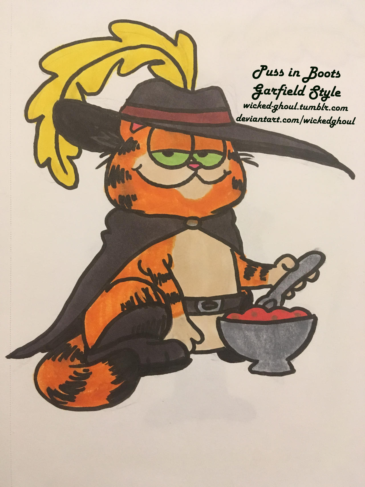 Puss in Boots 10 styles - Garfield