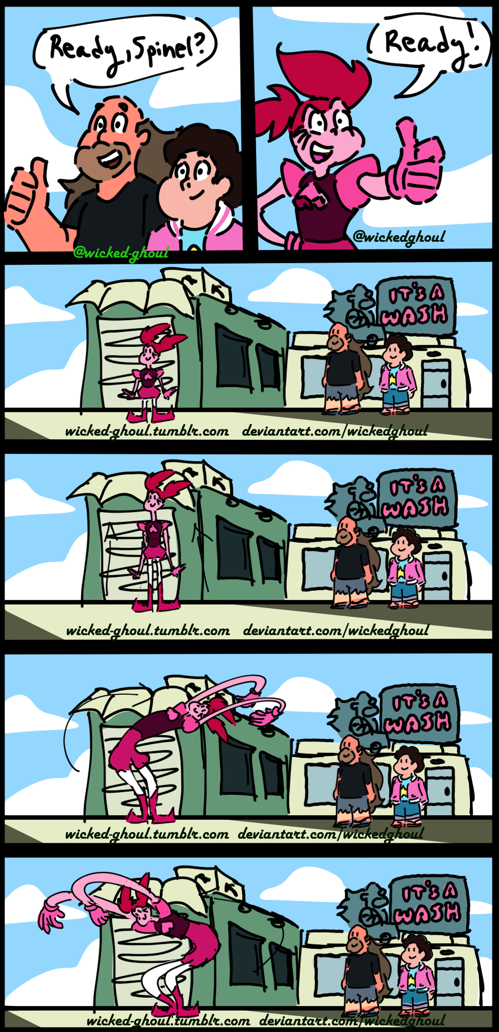 Spinel Inflated Wacky Inflatable Spinel by WickedGhoul on DeviantArt