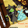 Elphie and Galinda Trick or Treating