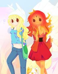 Fio, Flame, and Cake by piketta