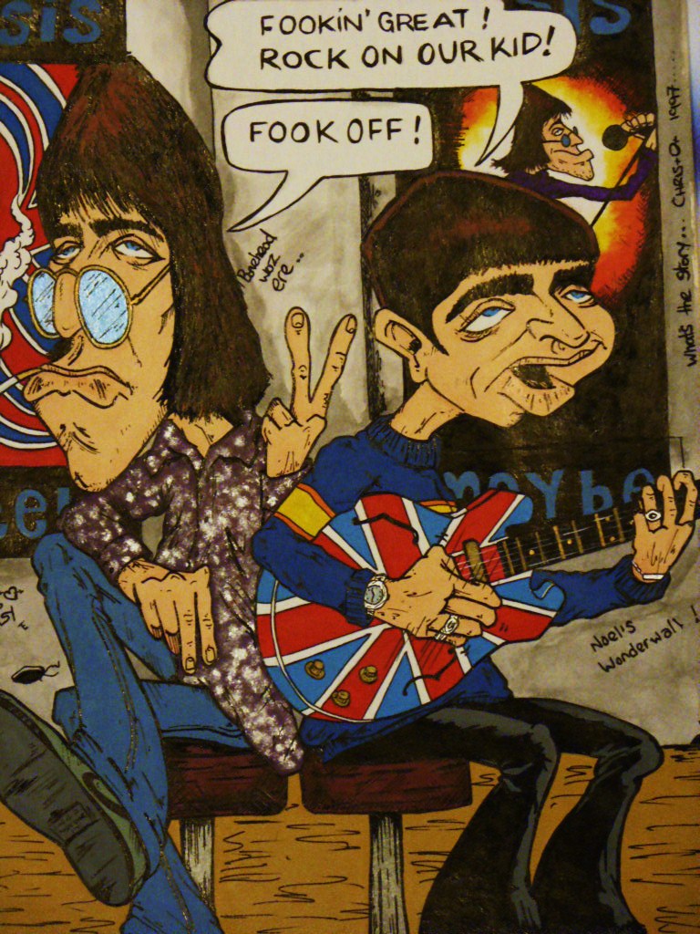 Oasis caricature