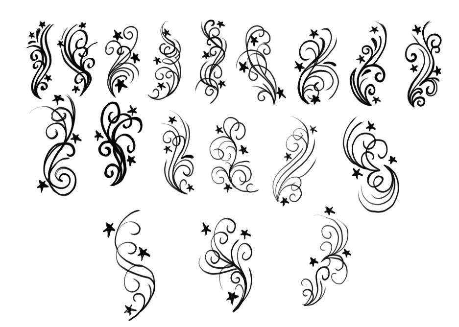 various swirls