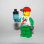 LEGO Octan Energy Minifigure w/Water Bottle