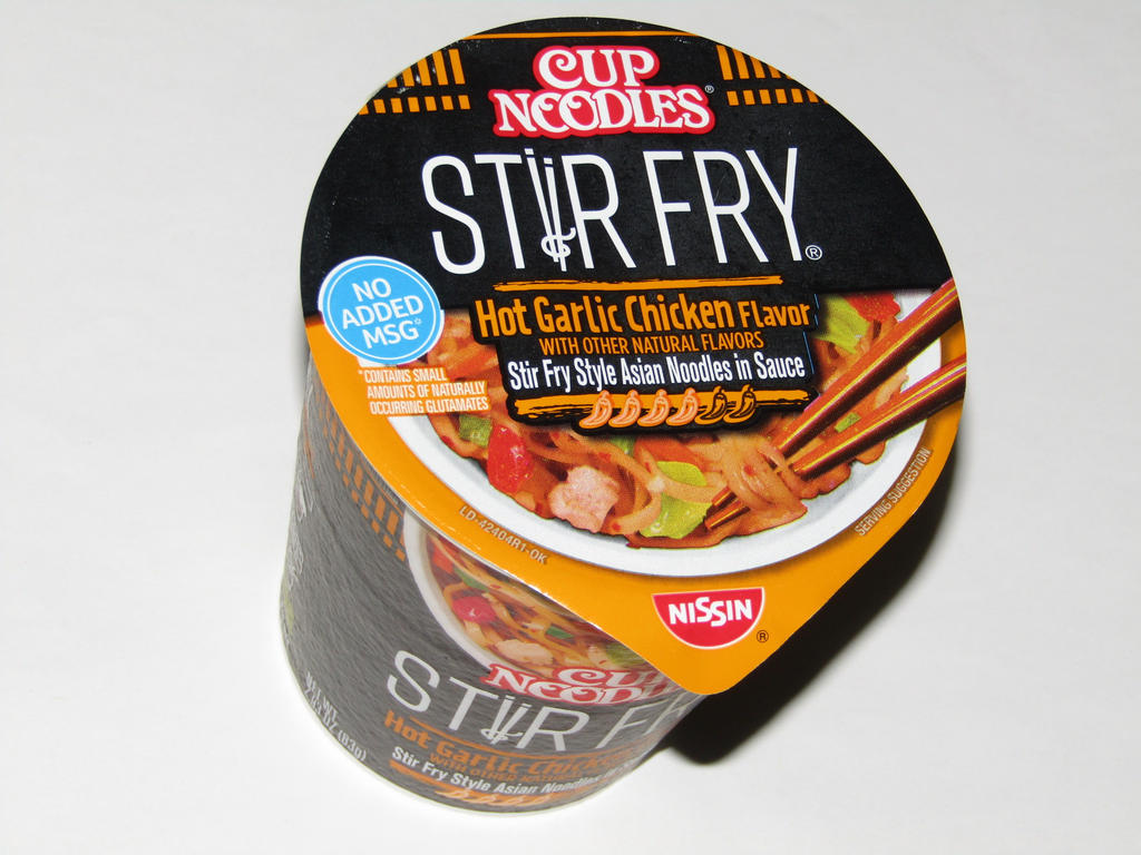 Nissin Cup Noodles Stir Fry Hot Garlic Chicken by WLART12 on DeviantArt