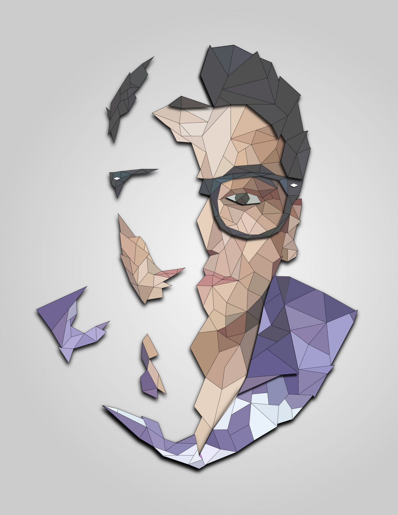 Polygonised Character Polygons #2 by RoyRxsh on DeviantArt