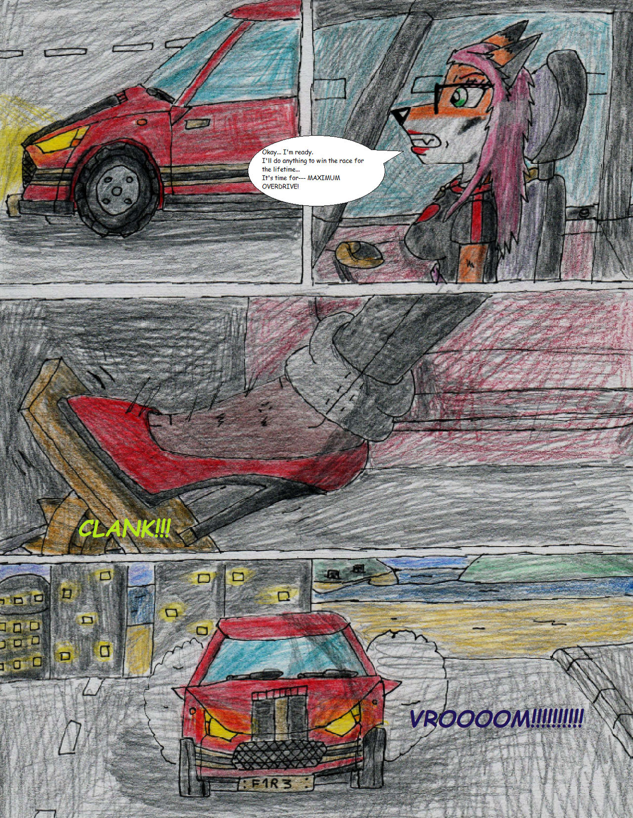Maximum Overdrive! (Judy's pedal shot 5) by PSX-Fire on DeviantArt