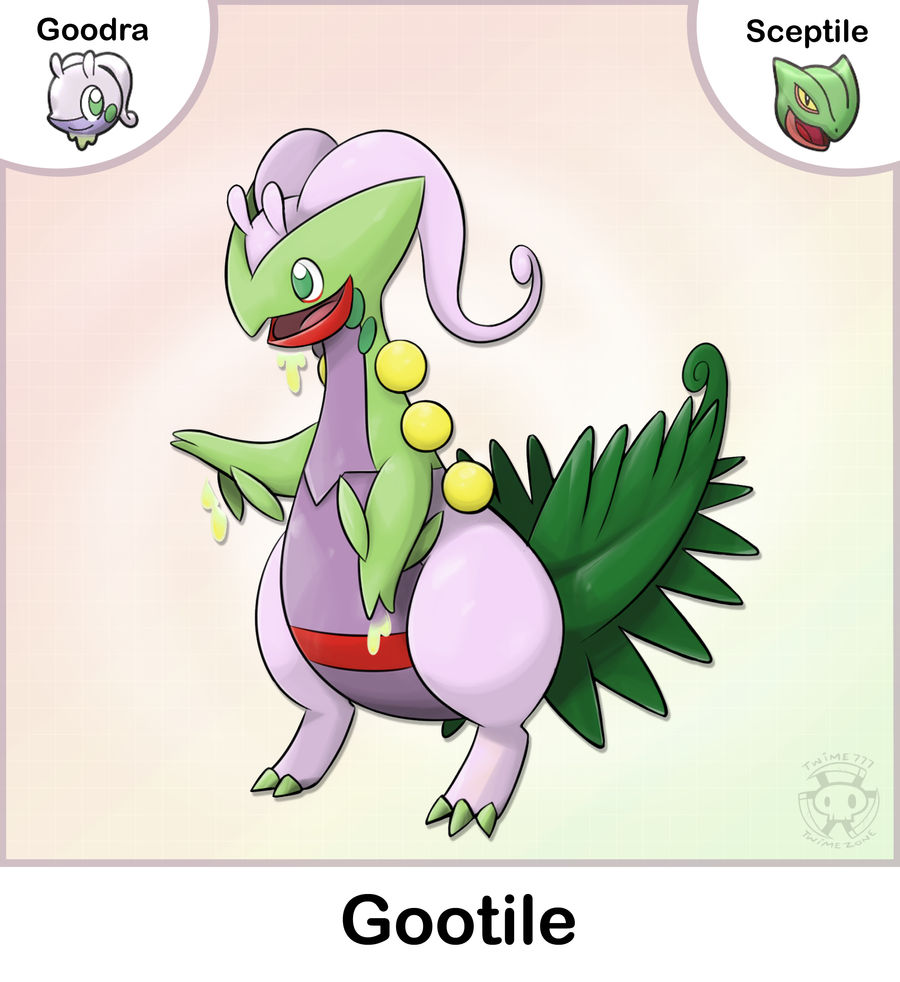 Goodra + Sceptile Fusion