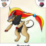 Pyroar + Zoroark Fusion