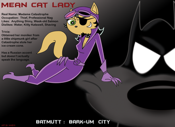 Batmutt: Bark-Um City - Mean Cat Lady