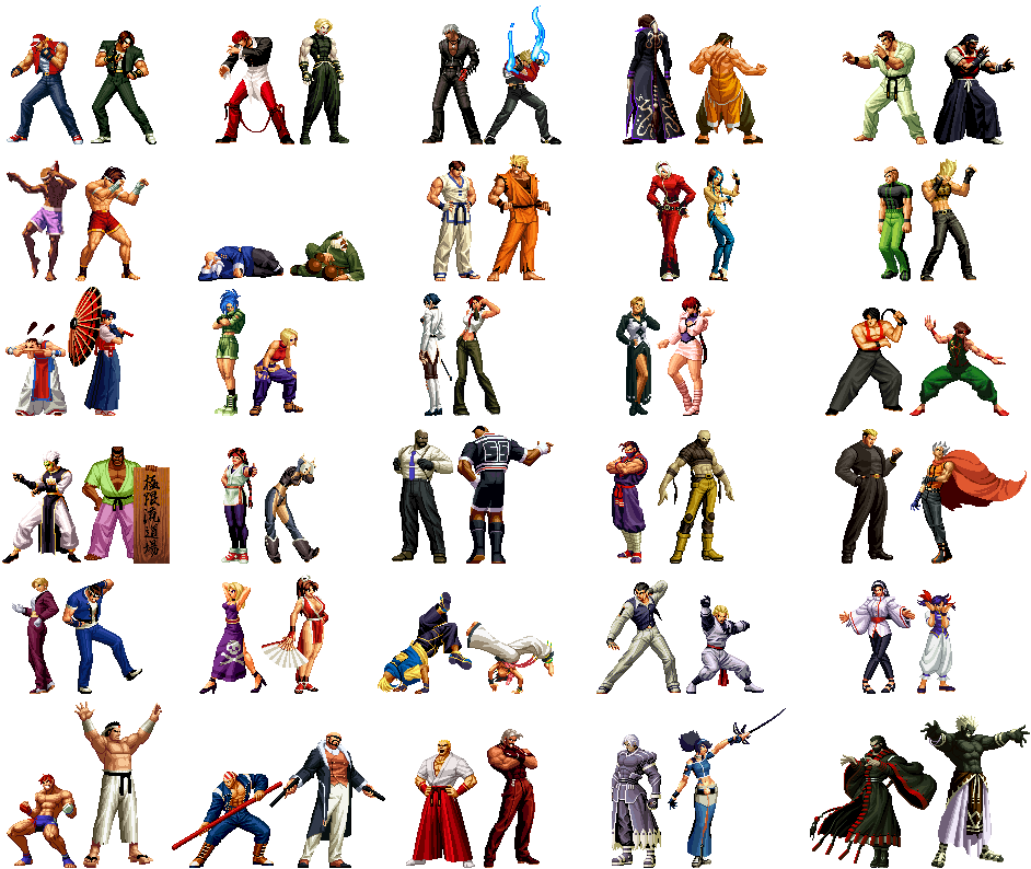 King of Fighters - Teams of 2 Concept by 0rcryst on DeviantArt