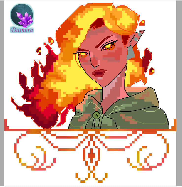 Ember pattern by DameraCrystmon on DeviantArt
