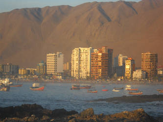 View of Iquique from the ocean