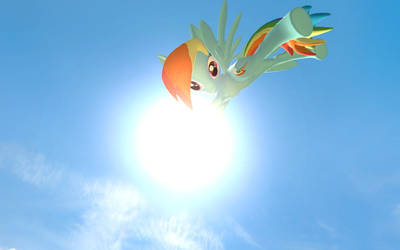 Rainbow Dash Fly By