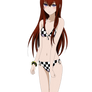 Makise Kurisu Swimsuit Vector