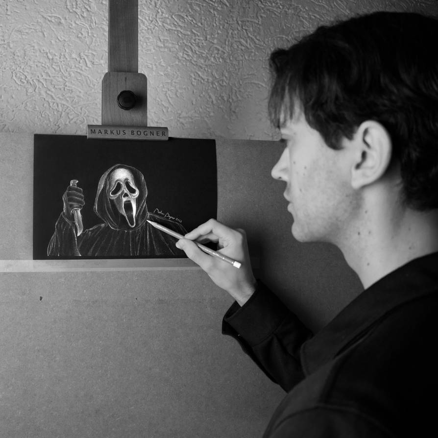 Ghostface drawing by Markus Bogner by MarkusBogner on DeviantArt