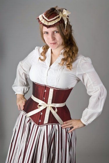 Present corset: hat and skirt