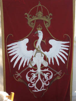 Polish White Eagle Banner