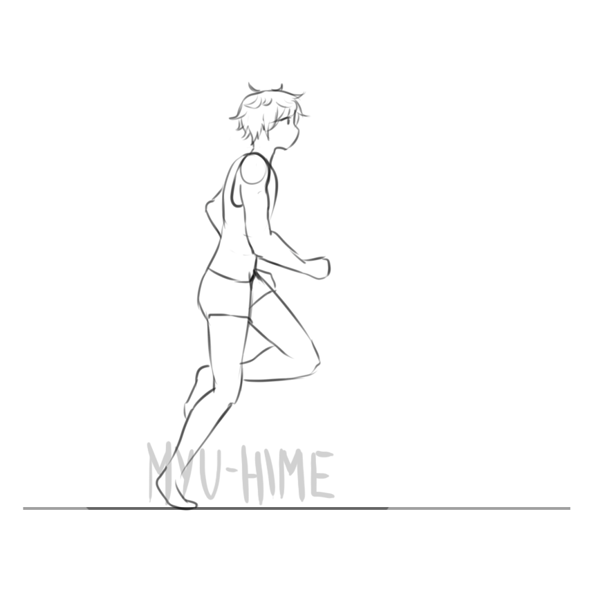 ANIMATED! Movement-Sequence: Running by kinuyki on DeviantArt