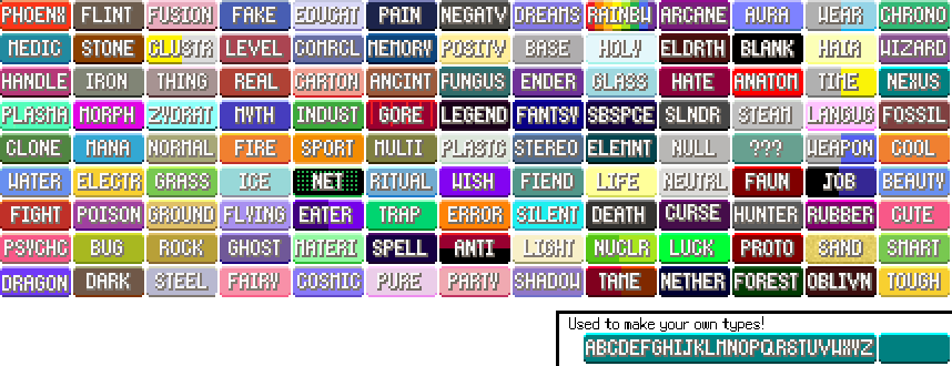 Pokemon types for your fan game by bfbtacohater on DeviantArt