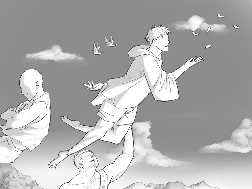 Floating Together With You by SuperCrappyArtist on DeviantArt