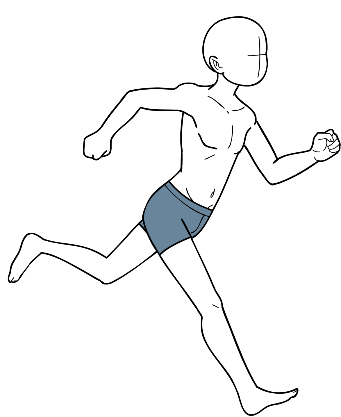 Male Base Character Run Animation by ArtsyAngelee on DeviantArt