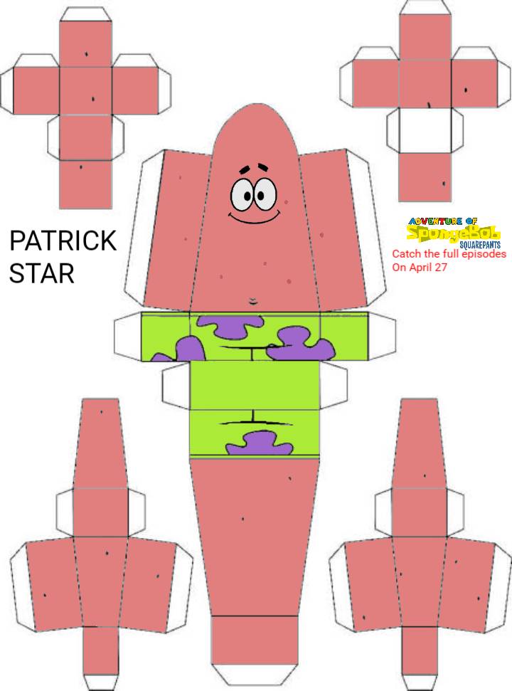 Adventure of SpongeBob SquarePants Papercraft 2 by NeptuneNickAni47 on ...