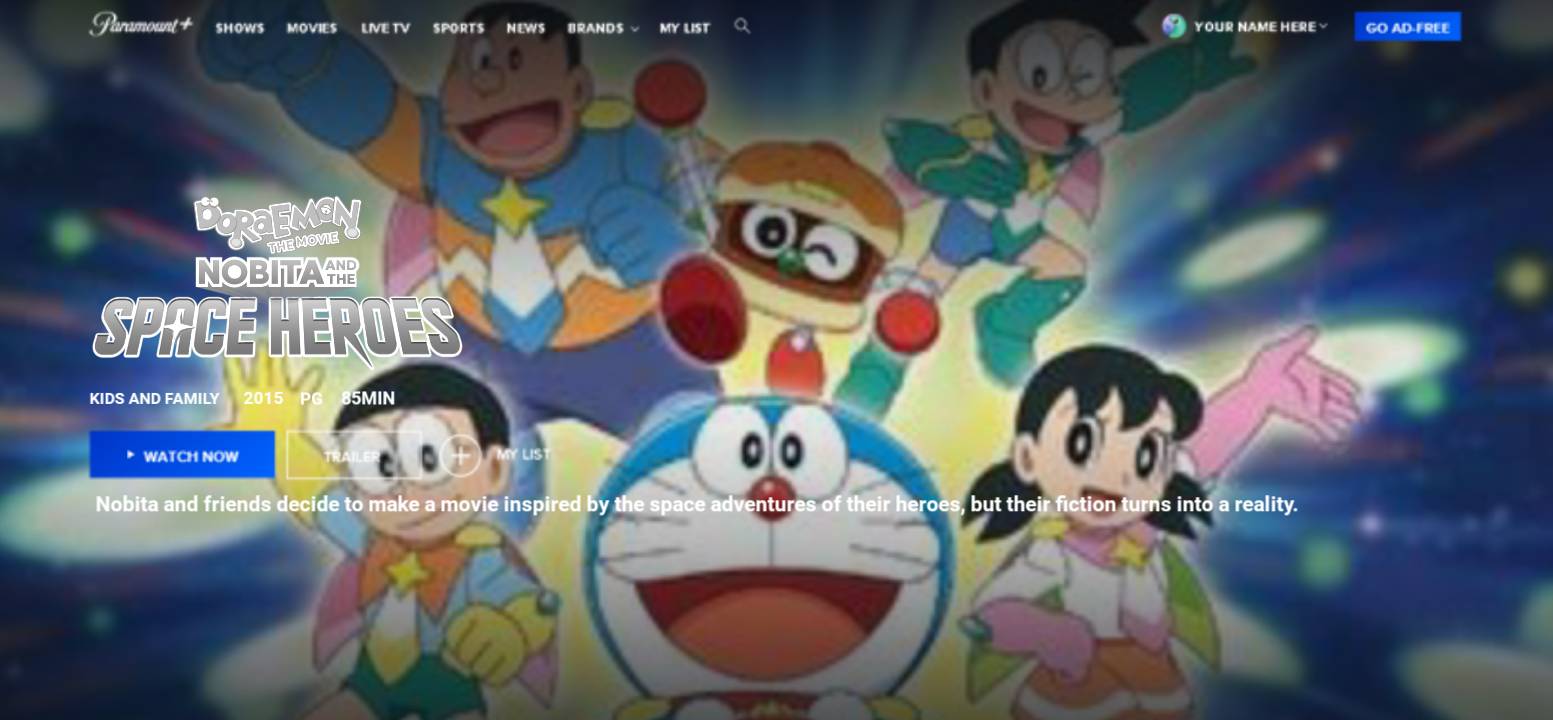 Paramount+ UI Concept but Doraemon Movie 2015 by NeptuneNickAni47 on DeviantArt Paramount+ UI Concept but Doraemon Movie 2015 by NeptuneNickAni47 on DeviantArt