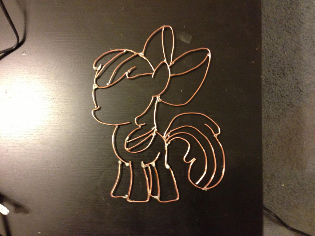 2D Wire pony  AppleBloom