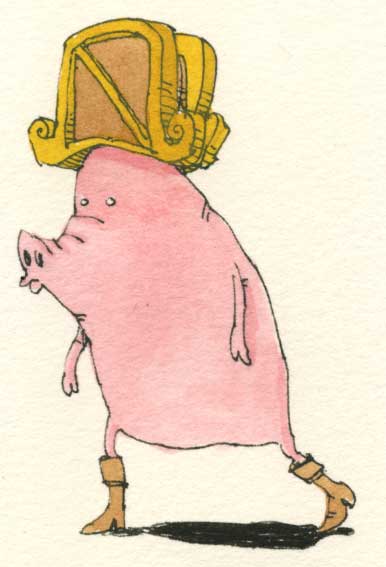 Pig in hat 1