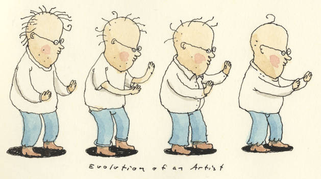 Evolution of an artist