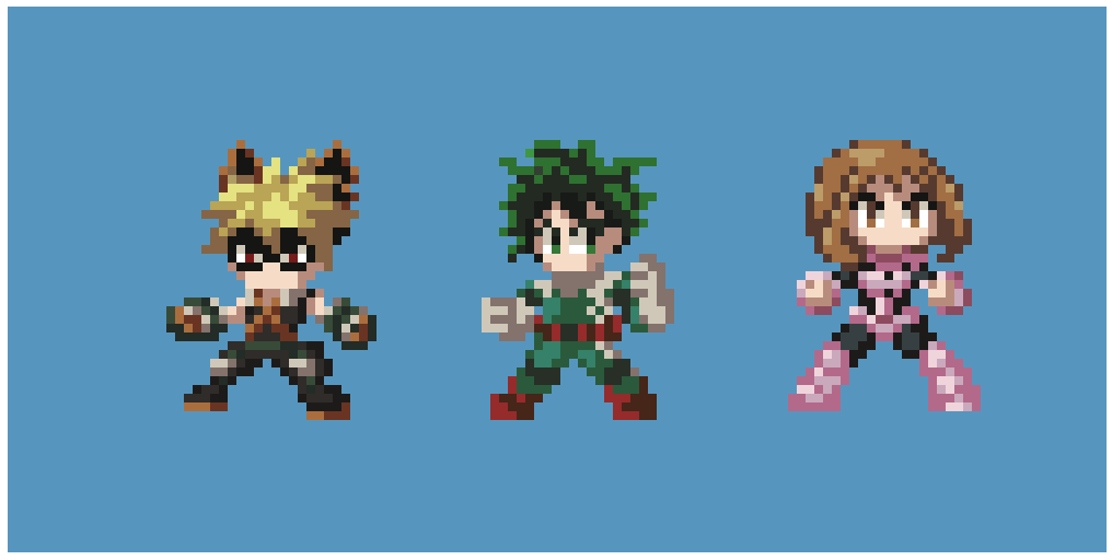 32x32 pixel art of an anime character