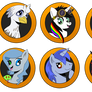 Brony Badge set 7