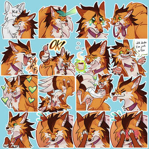 KitsuDegg Sticker Pack (comm)