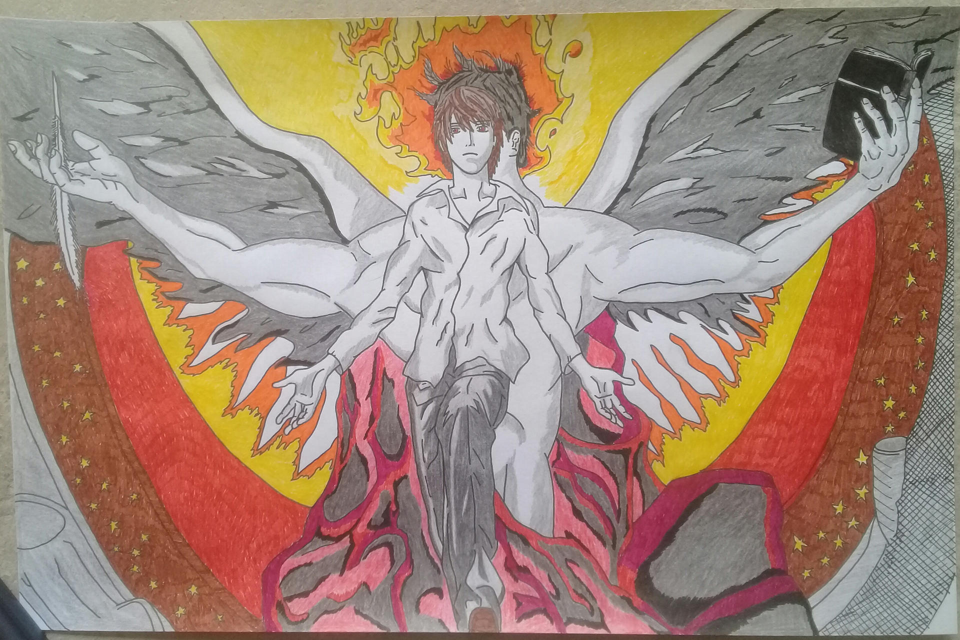 Light Yagami Death Note Pose Final By BNF13 On DeviantArt light-yagami-death-note-pose-final-by-bnf13-on-deviantart