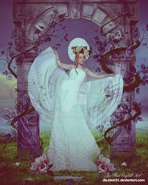 Secret garden, white angel by jiajenn Secret garden, white angel by jiajenn