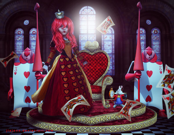 Queen Of hearts by jiajenn on DeviantArt