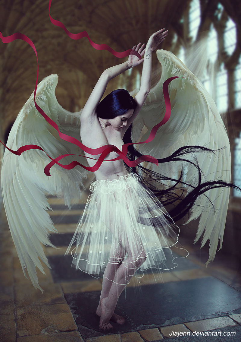 Red Ribbons And Wings