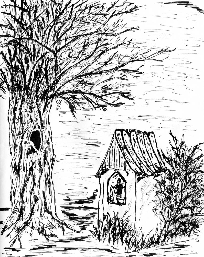 Wayside shrine by inDEPENTENDheART on DeviantArt