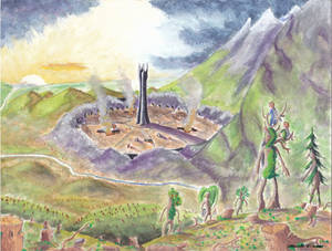 Attack on Isengard by LePtitSuisse1912 Attack on Isengard by LePtitSuisse1912