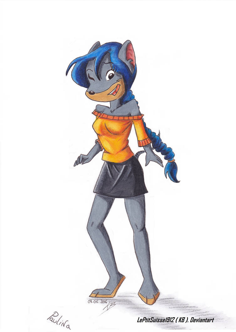 Paulina Colored by LePtitSuisse1912 on DeviantArt