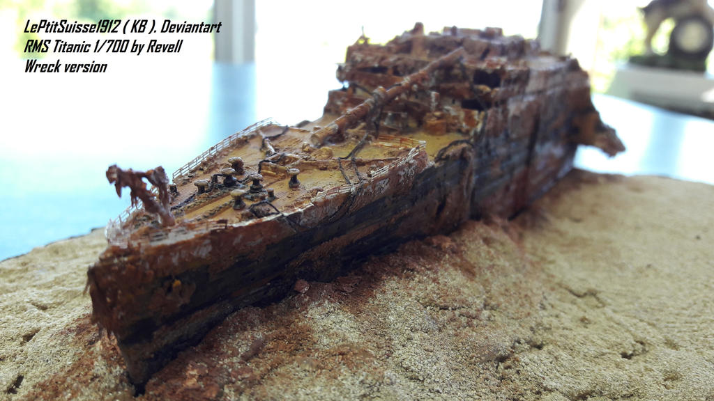 Titanic wreck, the Bow, Revell