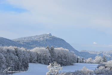 la Dent de Vaulion en Hiver